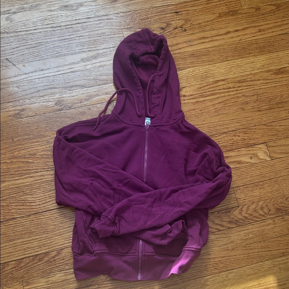 Old Navy Magenta Zip-Up Hoodie and Pants
